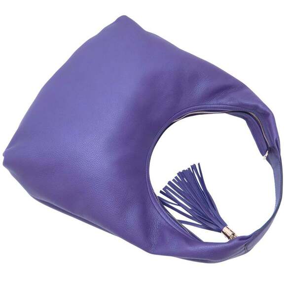 GUCCI Authentic Purple Leather Shoulder Bag - Picture 3 of 10